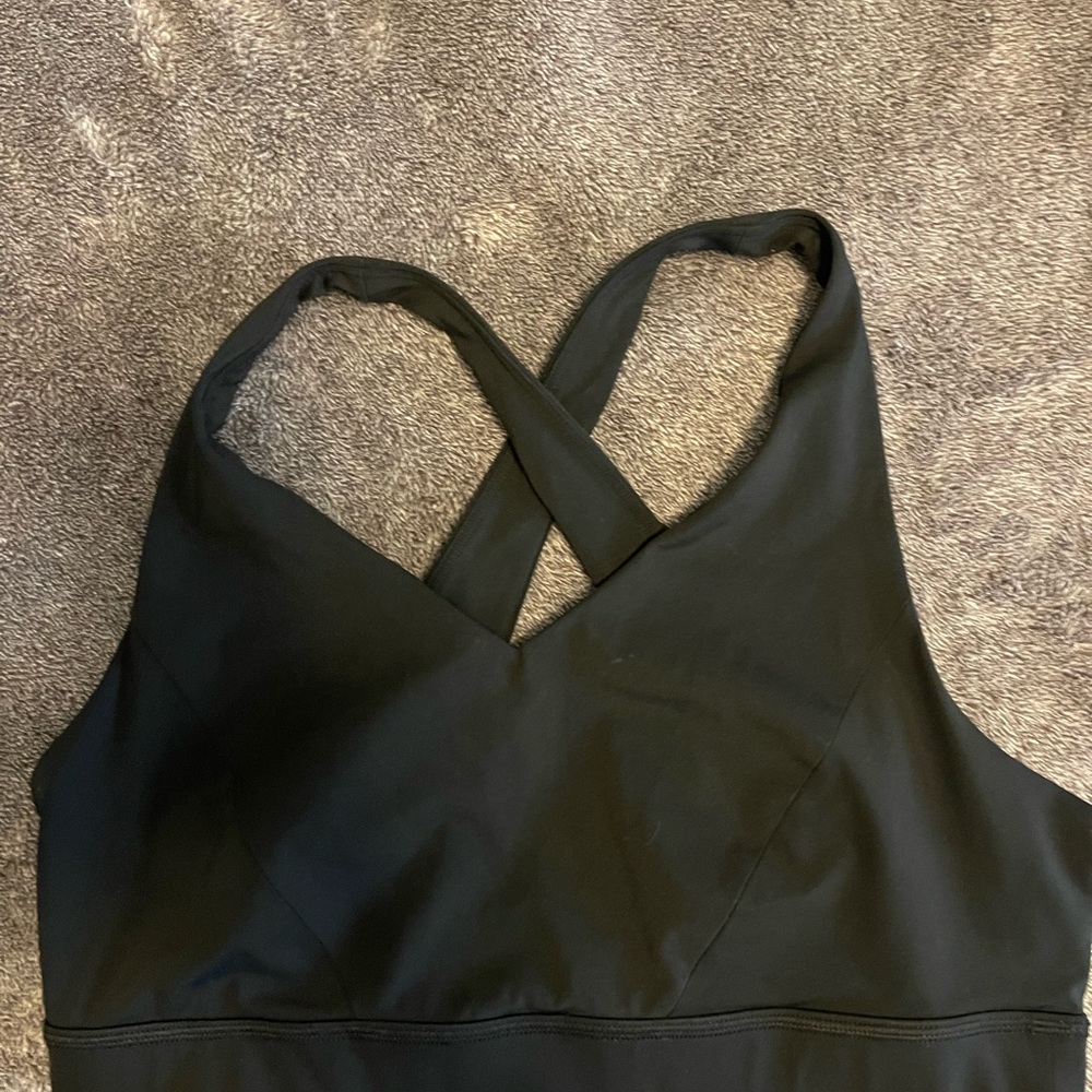 Women's Black Cross-Back Sleepwear Top
